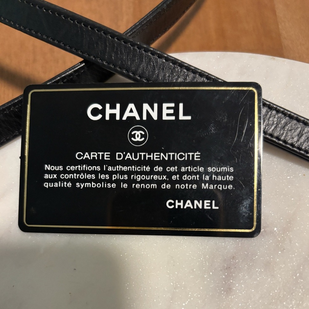 Chanel Black Quilted Crossbody Bag with Gold Chain $2000 - Picture 2 of 9